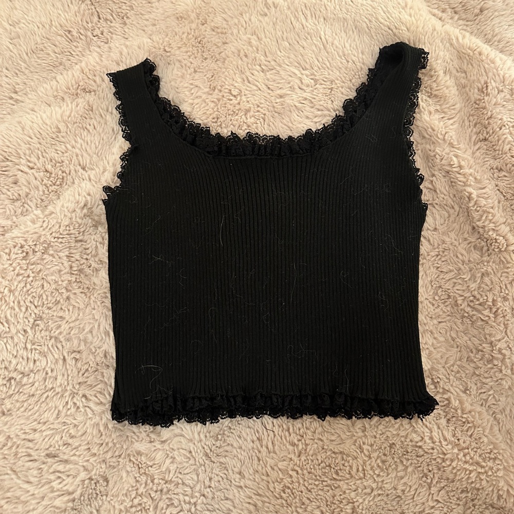 Brandy Black Lace Top